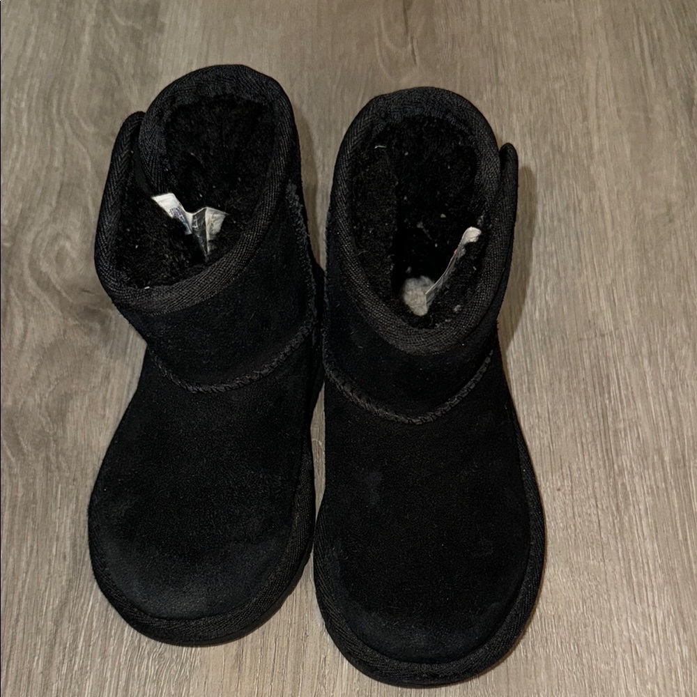 Kids Black Winter Boots